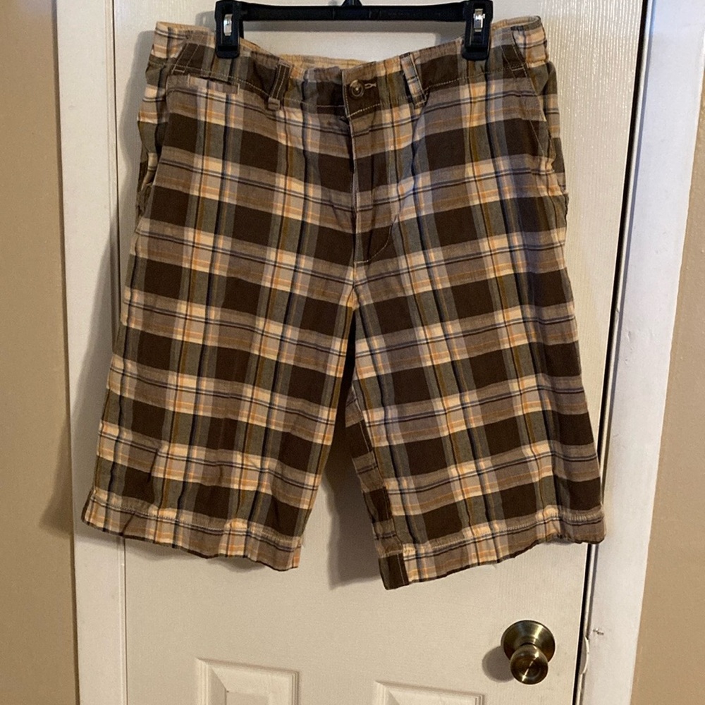 No boundaries men’s plaid shorts sz: 38w